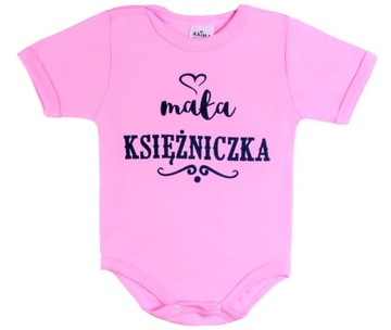 Body krótki rękaw MAŁA KSIĘŻNICZKA - r. 80