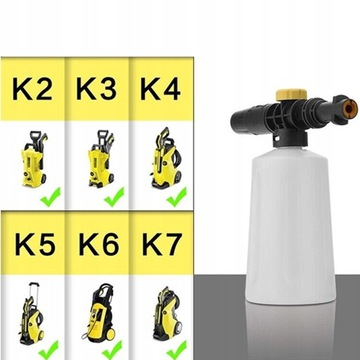 PIANOWNICA DO MYJKI KARCHER K2 K3 K4 K5 K6 K7 BUTELKA PIANKĄ 750ml TRWAŁY
