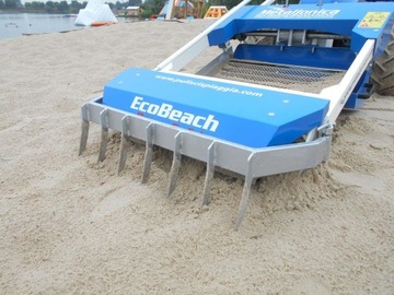 Трактор BCS, машина для очистки пляжей