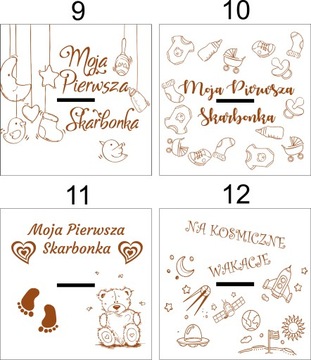 ДЕРЕВЯННАЯ копилка ПОДАРОК ​​ДЕТЯМ с ключом XXL Розовый