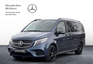 Mercedes Klasa V W447 Długi Facelifting 2.0 300d 237KM 2023 Mercedes-Benz Klasa V V300d AMG Line Dlugi 7 miejsc Kamera360 Tempomat Naw