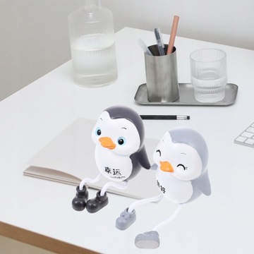 1 пара милых украшений в виде пингвинов, красивые украшения