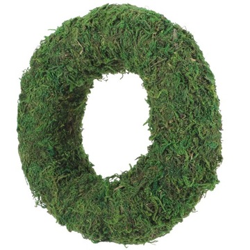 DIY Pierścień z mchu Wieniec z mchu Garland z mchem Ściana pierścieniowa
