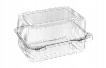 PUDEŁKA NA CIASTO K-25 x10 plastikowe pudełko tort słodycze podziękowanie
