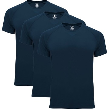 ZESTAW 3szt KOSZULKA T-SHIRT TERMOAKTYWNA SPORTOWA MILITARNA MOROWO S