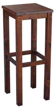 TABORET 80 CM HOKER PROSTY NOWOCZESNY kolor brąz