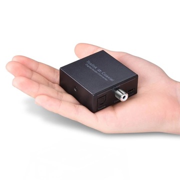 Коаксиальный аудиоконвертер Toslink SPDiF ОПТИЧЕСКИЙ двунаправленный 2x RCA