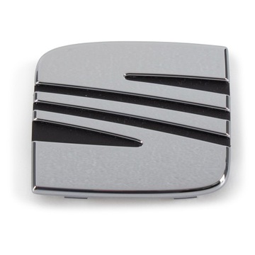 ZNACZEK SEAT CHROM BŁYSZCZĄCY ORYGINAŁ SEAT IBIZA 6J0853679B 739