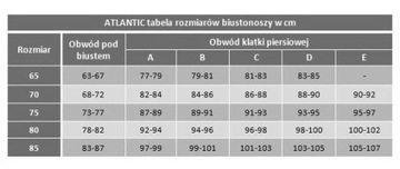 BIUSTONOSZ ATLANTIC LBR1196 GRANAT ROZ 75D