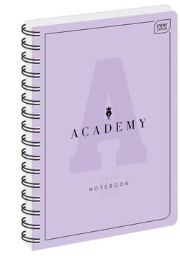 Kołozeszyt ACADEMY PASTEL B5 100 KRATKA 90g
