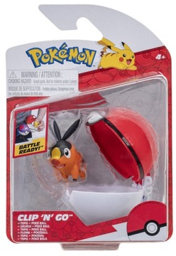 POKEMON CLIP N GO TEPIG FIGURKA POKEBALL