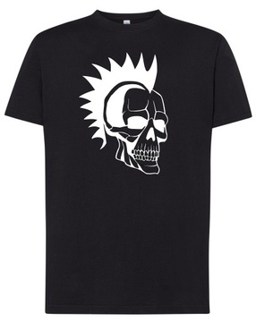 KOSZULKA męska CZASZKA PUNK XXL