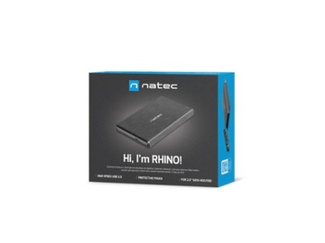 Внешний корпус для 2,5-дюймового жесткого диска SATA Natec Rhino