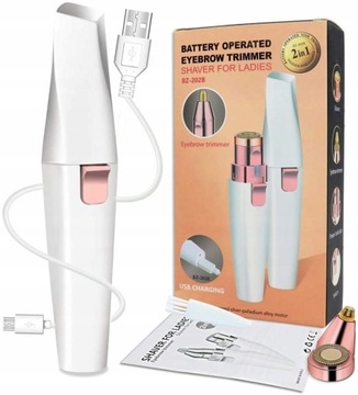НОВЫЙ электрический триммер для бровей 2 в 1 для женщин