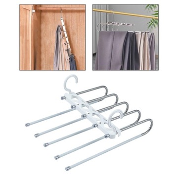 Вешалки для одежды Массивный противоскользящий каркас, белый