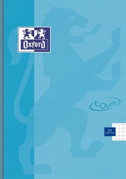 Brulion A5 60k kratka MO OXFORD TOUCH niebieski