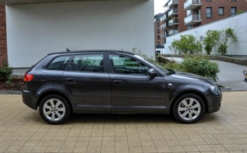 Audi A3 8P Hatchback 3d 1.9 TDI 105KM 2007 Audi A3 Sportback 1,9TDI 2007 r. Bezwypadkowy Panorama 1.9 Diesel 105KM, zdjęcie 4