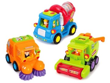 Грузовик, бетономешалка, подметальная машина, комбайн, автомобиль ZA1812