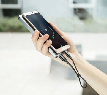 Короткий плоский кабель USB-C для Android Auto | 23 см