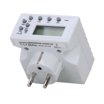 Недельный программатор для розетки ЭМ Ром-Люкс