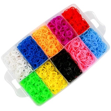 GUMKI DO ROBIENIA BRANSOLETEK ZESTAW XL 15000 szt