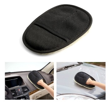 ПЕРЧАТКИ ДЛЯ МОЙКИ И ПОЛИРОВКИ АВТОМОБИЛЕЙ, ШЕРСТЬ НЕ царапается