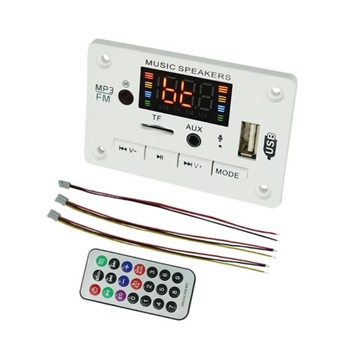 Moduł USB AUX WMA WAV APE MP3, biały