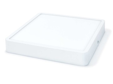 PANEL LED NATYNKOWY KWADRAT BIAŁY 24W PLAFON