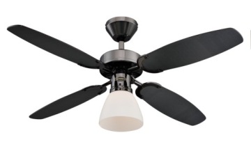 WENTYLATOR WIATRAK SUFITOWY LAMPA CAPITOL czarny