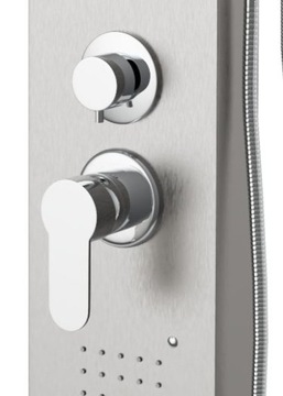 Panel prysznicowy Alba, hydromasaż+ mocowania montażu narożnego+ półka HIT!