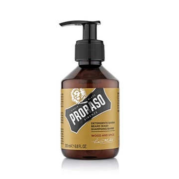 PRORASO WOOD&SPICE Szampon do brody dla mężczyzn Nuty drzewne 200ml