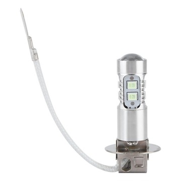 H3 ŻARÓWKA LED 1200LM 8000K 100W SAMOCHODOWA LAMPA PRZECIWMGIELNA NIEBIESKI