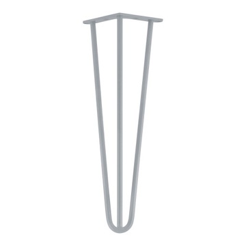 MORIA DESIGN Metalowe nogi do stołu stolika Hairpin legs 51 cm fi 10 szary