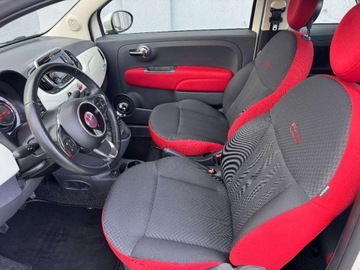 Fiat 500 II CC Seria 4 1.2 69KM 2016 Fiat 500 1.2 69KM Cabrio POP Stan Idealny SSU 1.2 Benzyna 69KM, zdjęcie 19