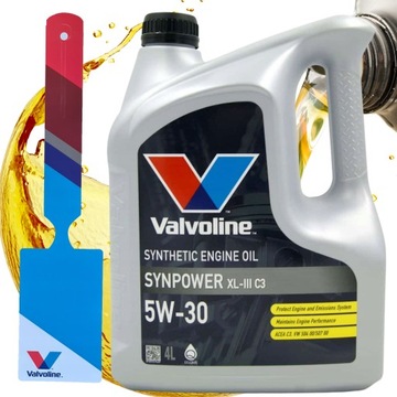 OLEJ VALVOLINE 5W30 SYNPOWER 4L XL-III API SN, ACEA C3 SYNTETYCZNY OEM