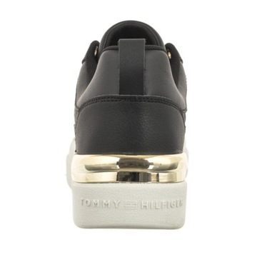 Buty Sneakersy Damskie Tommy Hilfiger Sneaker Monogram Black Czarne