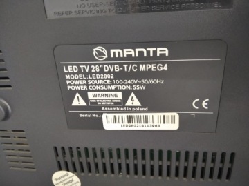 Telewizor Manta LED TV 28