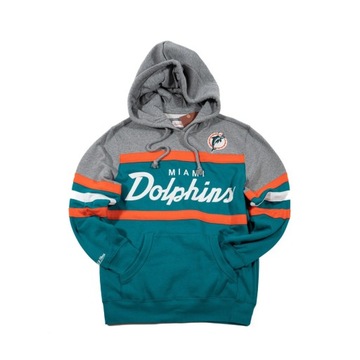 Bluza Mitchell Ness NFL Miami Dolphins Hoodie M