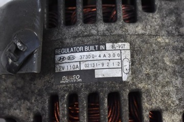 ALTERNÁTOR 37300-4A300 KIA SORENTO 1 I 2.5 CRDI
