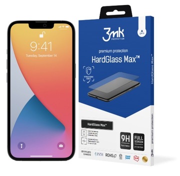 3MK Hardglass Max Szkło do iPhone 13 / 13 Pro