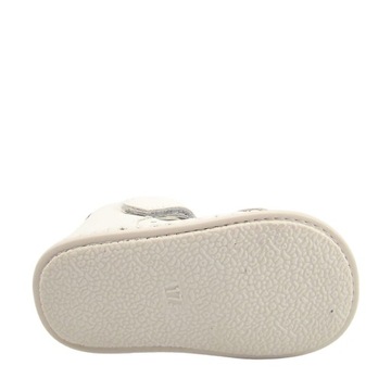 APAWWA FX85 Детские сандалии Крещение, кожаная вставка, белый 19