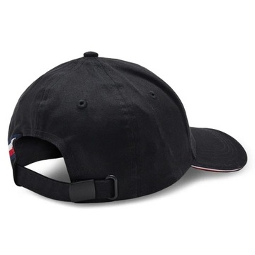 T. HILFIGER CZAPKA Z DASZKIEM ELEVATED CAP CZARNA