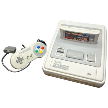 Набор консоли SUPER Nintendo SNES SNSP-001A + игра StarWing