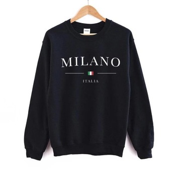 Women's Milano Print Sweatshirt Ladies Autumn Wint