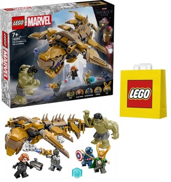 LEGO klocki Super Heroes AVENGERS KONTRA LEWIATAN / 76290 + torba