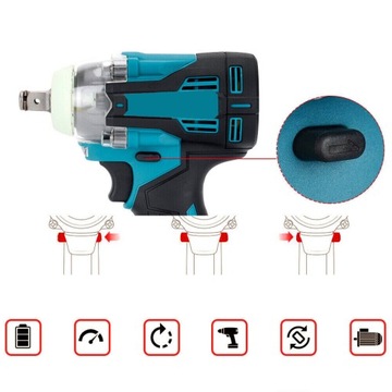 Бесстраночный ударный ключ 650 нм Ключ инструмента 2AKU набор рукавов