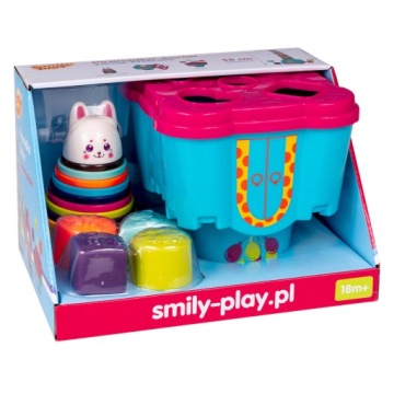 Сортер Пірамідка Для Дітей Smily Play Замок Зайчика Вежа 58 см