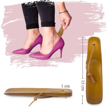 Prawidła cedrowe do rozciągania obuwia drewniana łyżka do butów rozm. 41-42
