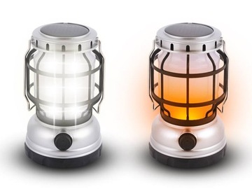 КЕМПИНГОВАЯ СВЕТОДИОДНАЯ ЛАМПА 8ВТ АККУМУЛЯТОРНАЯ IP65 СОЛНЕЧНАЯ