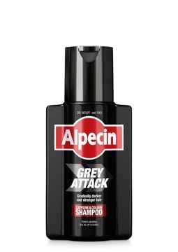 Alpecin Grey Attack шампунь с кофеином и красителем для мужчин